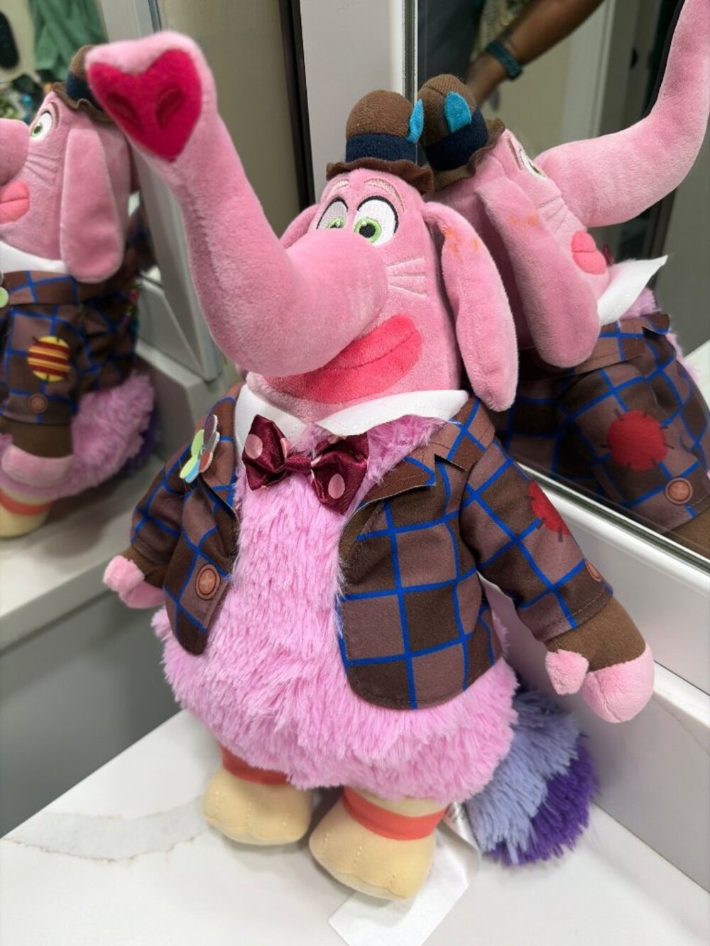 Disney Store Bing-Bong Plush Stuffed Animal Inside Out 15" Adorable